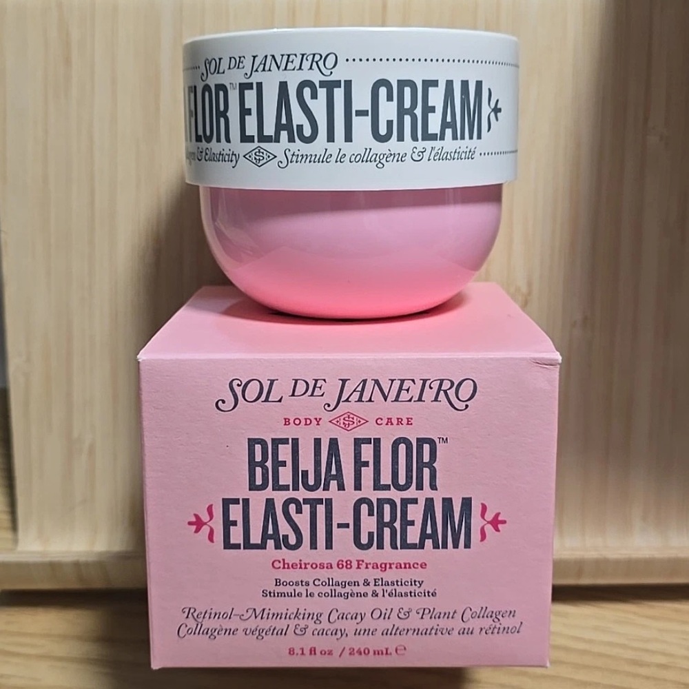 NEW SOL DE JANEIRO Beija Flor Cream Body Cream 8oz / 240 ml